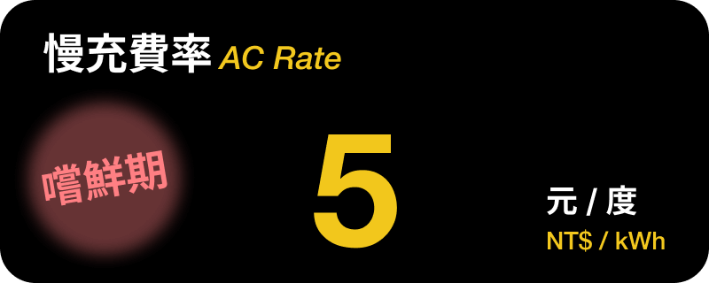 AC 充電費率