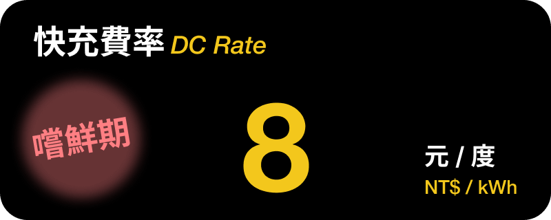 DC 充電費率